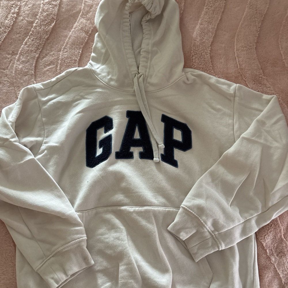 GAP Off-White Fleece Hoodie